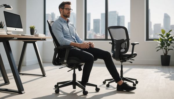 Un siège ergonomique prévient les douleurs lombaires assises